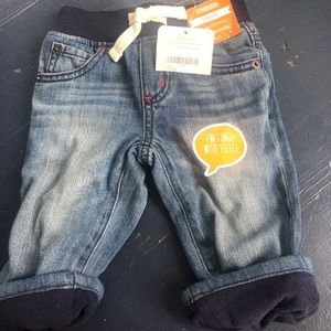 Gymboree fleece lined jeans